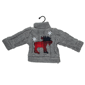Northlight Ugly Sweater with Plaid Moose Christmas Ornament - image 2