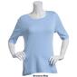 Petite Architect&#174; Elbow Sleeve Round Neck Tee - image 4