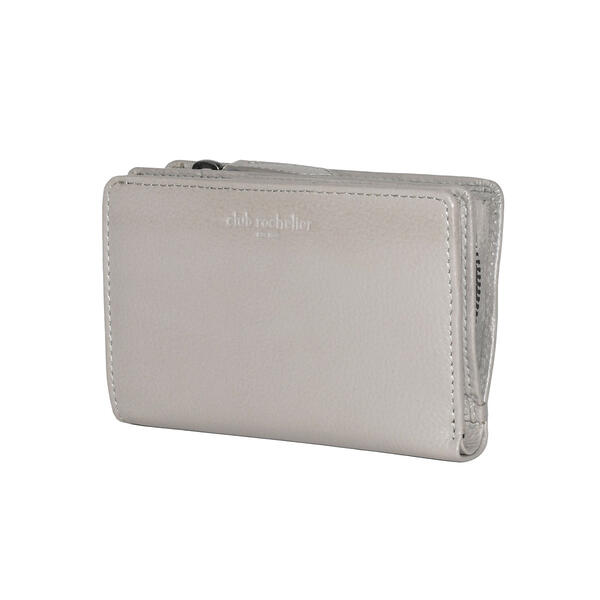 Womens Clulb Rochelier Medium Full Leather Bi-Fold Wallet