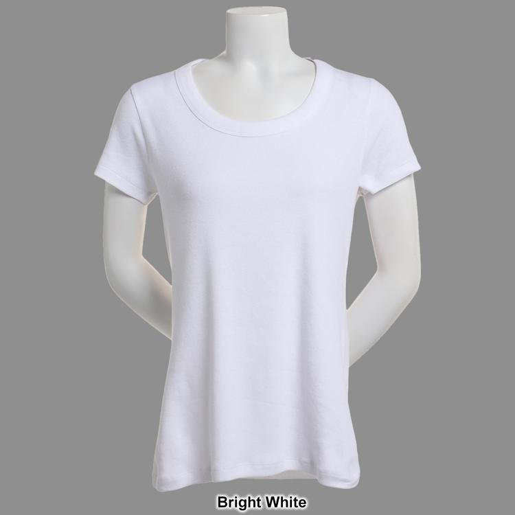 Plus Size Architect® Cap Sleeve Scoop Neck Tee