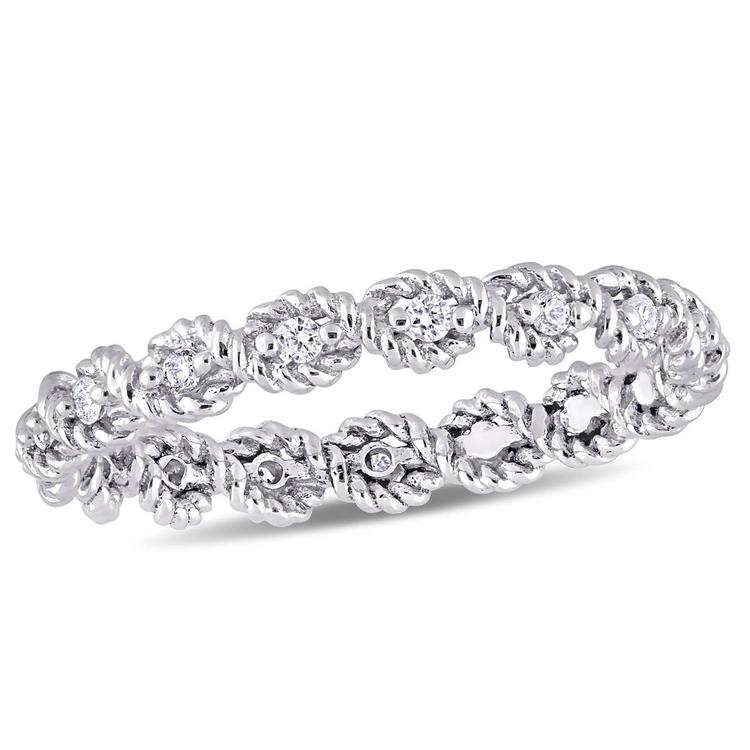 Diamond Classics(tm) 1/6ctw. Diamond 10kt. White Gold Ring