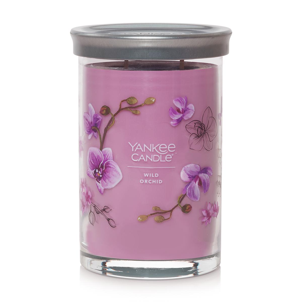 Open Video Modal for Yankee Candle&#40;R&#41; 20oz. Large 2-Wick Wild Orchid Tumbler Candle