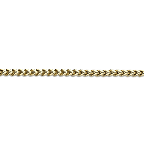 Mens Lynx Gold-Tone Ion Plated 8.5in Foxtail Chain Bracelet