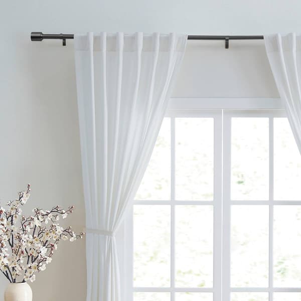 DKNY Fin 66in. Curtain Rod Set