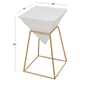 9th & Pike&#174; Gold-Tone Metal Modern Accent Table - image 4