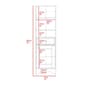 FM FURNITURE Alaskan Light Grey Linen Cabinet - image 7