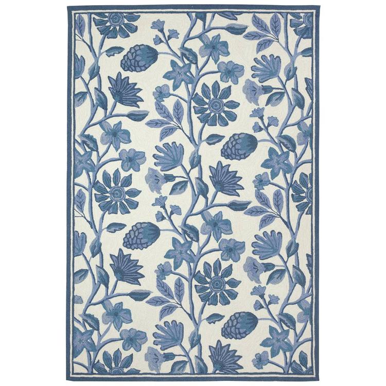 Liora Manne Capri Floral Vine Rectangular Large Area Rug