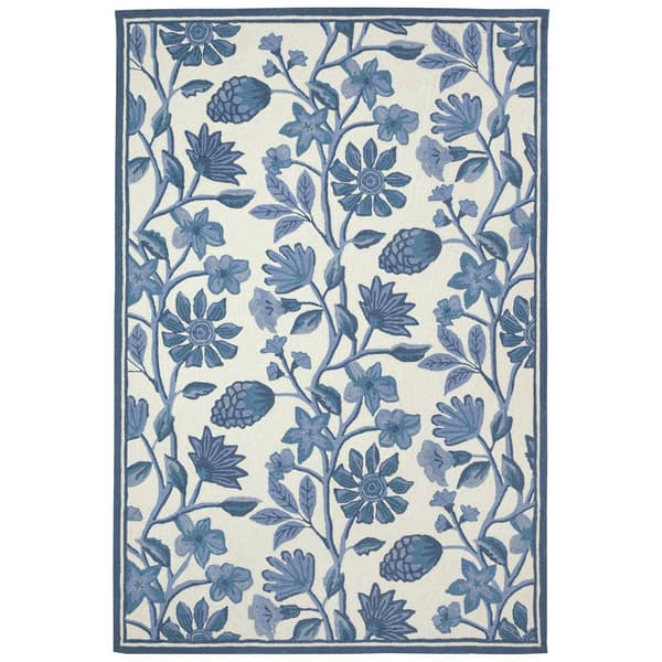 Liora Manne Capri Floral Vine Rectangular Large Area Rug - image 