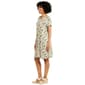 Womens Architect&#174; Short Sleeve Floral A-Line Dress - Olive - image 3