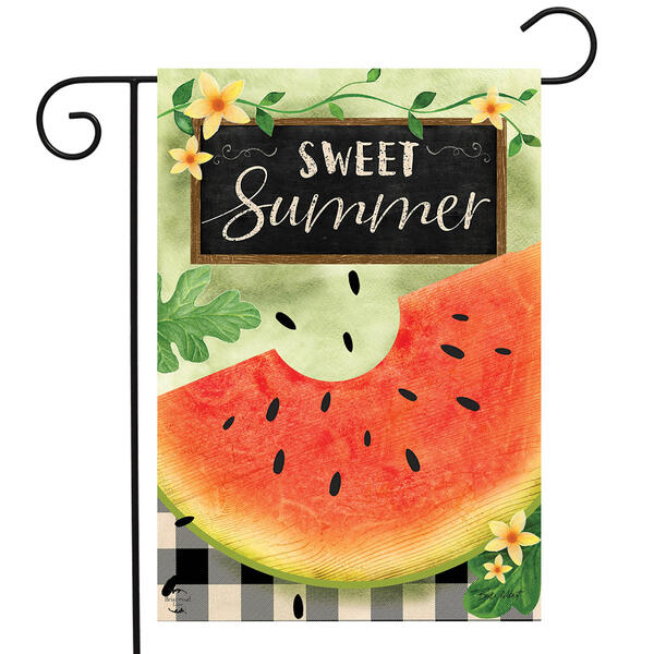 Briarwood Lane Sweet Watermelon Garden Flag - image 