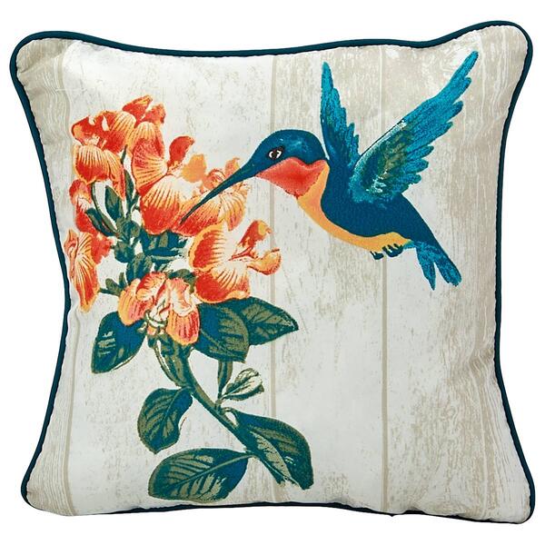 Jordan Manufacturing Hummingbird Pillow - image 