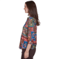 Womens Ruby Rd. Romance On The Ranch Pleated Floral Blouse - image 4