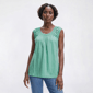 Womens Preswick & Moore® Cap Sleeve Peasant Smocking Blouse - image 3