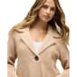 Womens NVLT Single Breasted Chevron Coatigan - Camel - image 5