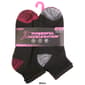 Womens Powerful Acceleration 6pk. Half Cushion Quarter Socks - image 2