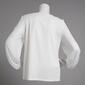 Womens Calvin Klein 3/4 Cuff Sleeve Scoop Neck Crinkle Blouse - image 2