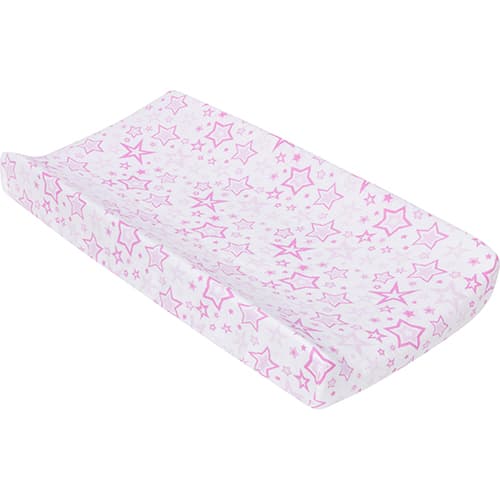 MiracleWare(R) Changing Pad Cover - Pink Stars - image 