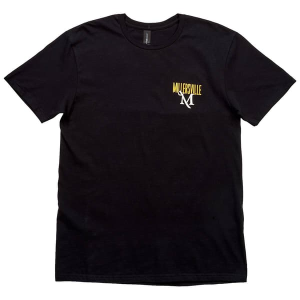 Mens Millersville Solid Short Sleeve Tee - Black