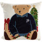 2026 Boscov''s Holiday Bear Decorative Pillow - 16x16 - image 1