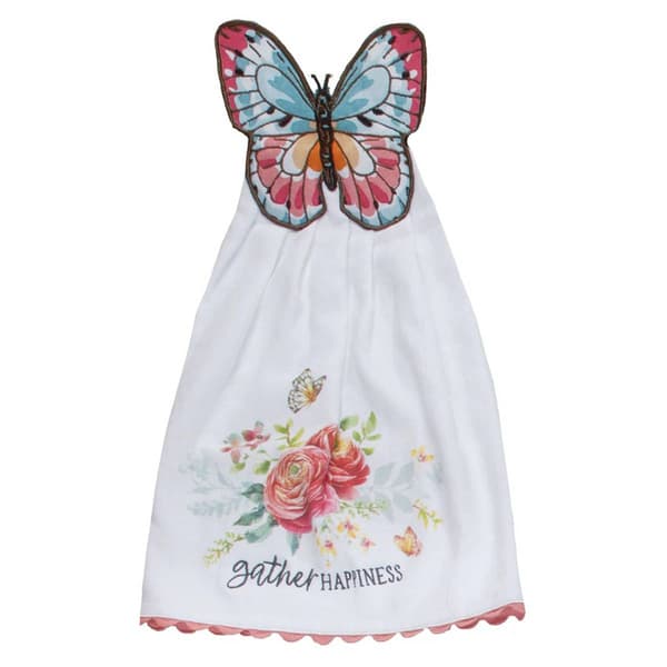 Kay Dee Garden Butterfly Kitchen Towel - image 