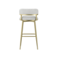 HH2 Home Jaxon Metal & Upholstered Swivel Adjustable Height Stool - image 5