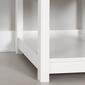 South Shore Balka White and Faux Printed Rattan End Table - image 5