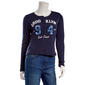 Juniors No Comment Long Sleeve Brooklyn 94 Henley Top - image 2