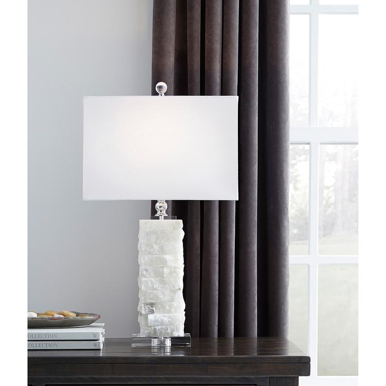 Signature Design by Ashley White Alabaster Table Lamp