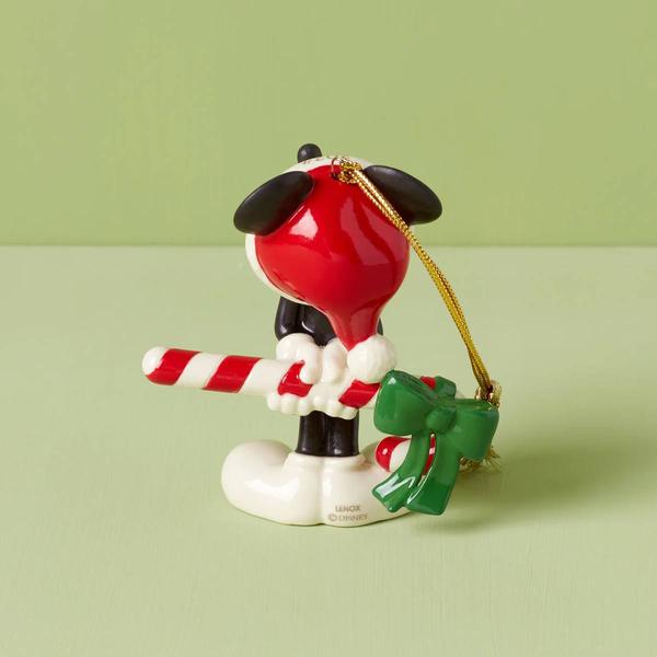 Lenox® Mickey w/ Candy Cane Ornament