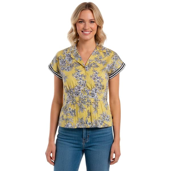 Womens Nautica Dolman Sleeve Garden Floral Blouse - image 