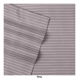 Sweet Home Collection 6pc. Pinstripe Brushed Microfiber Sheet Set