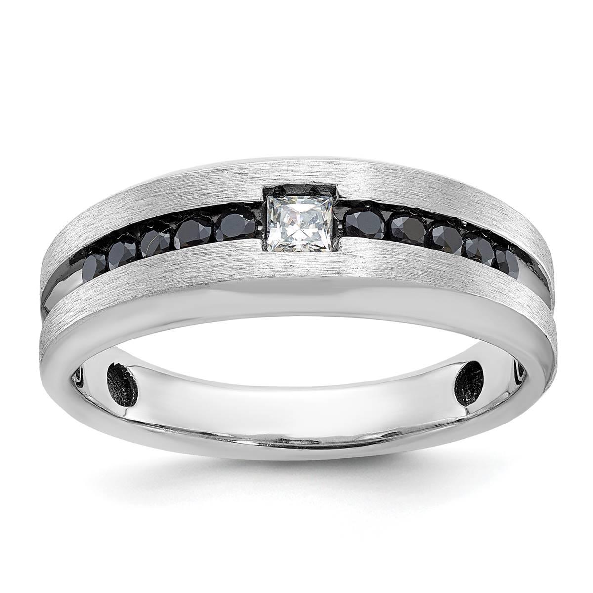 Mens Gentlemen’s Classics™ 14kt. White Gold Square...