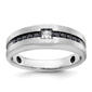 Mens Gentlemens Classics(tm) 14kt. White Gold Square Diamond Ring - image 1