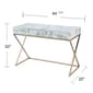 Southern Enterprises Kamblemore Faux Marble Writing Desk - image 5