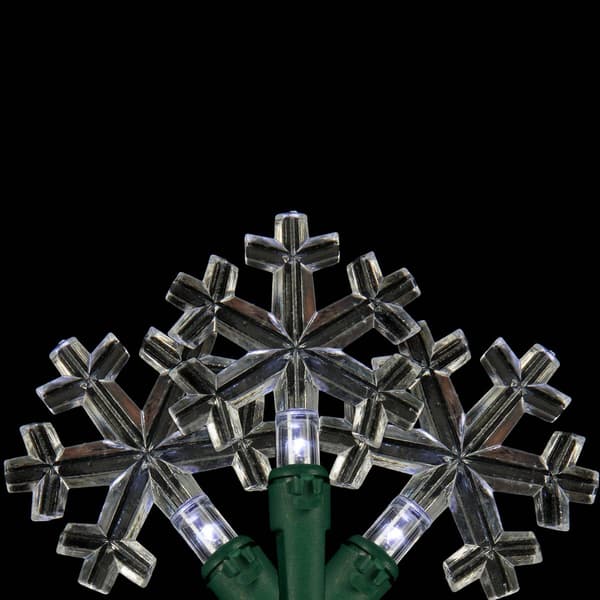 Northlight Seasonal 4.5ft. LED Snowflake Christmas Light Set