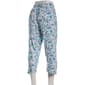 Womens René Rofé® Floral Capri Pajama Pants - Teal - image 3
