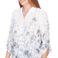 Petite Alfred Dunner Al Fresco Floral Button Front Blouse - image 5