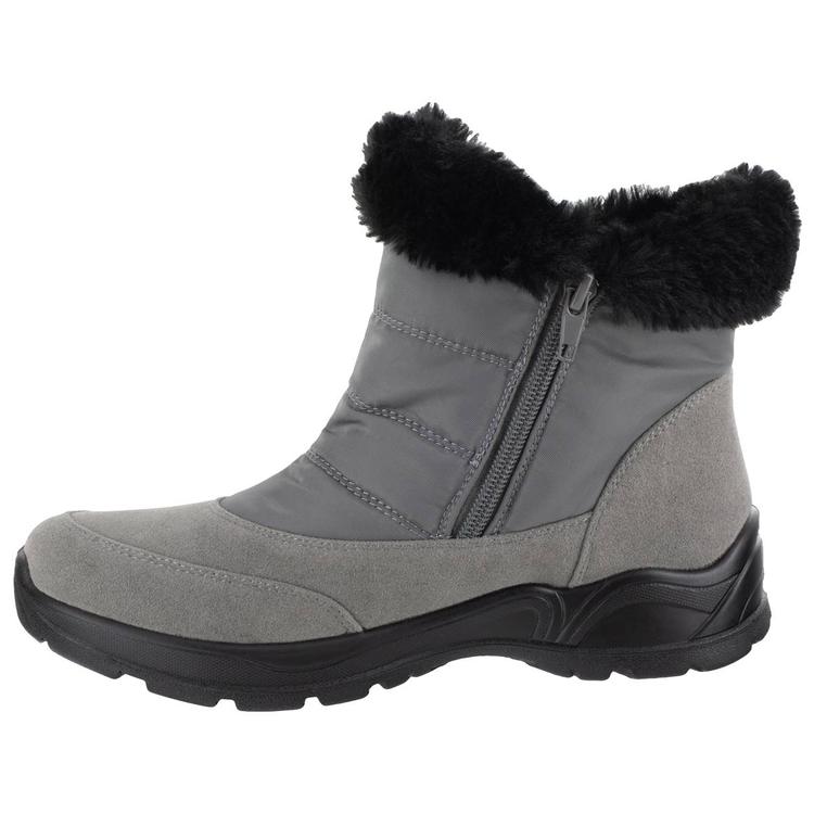 Womens Easy Street Frosty Nylon Winter Ankle Boots