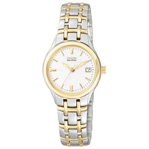 Womens Citizen&#40;R&#41; Classic White Dial Bracelet Watch - EW1264-50A