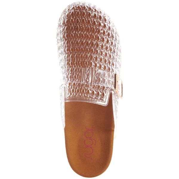 Womens Sugar Bubblegum Gel Clogs