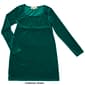 Girls &#40;7-16&#41; No Comment Long Sleeve Scoop Neck Velvet Dress - image 2