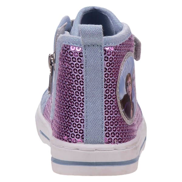 Little Girls Disney Frozen Elsa and Anna Canvas Fashion Sneakers