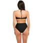 Womens Tahari Solid O-Ring Bikini Swim Set - image 3