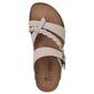 Womens White Mountain Hazy Footbeds Slide Suede Sandals - image 4