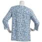 Womens Emily Daniels 3/4 Sleeve Watercolor Dot Jacquard Blouse - image 3