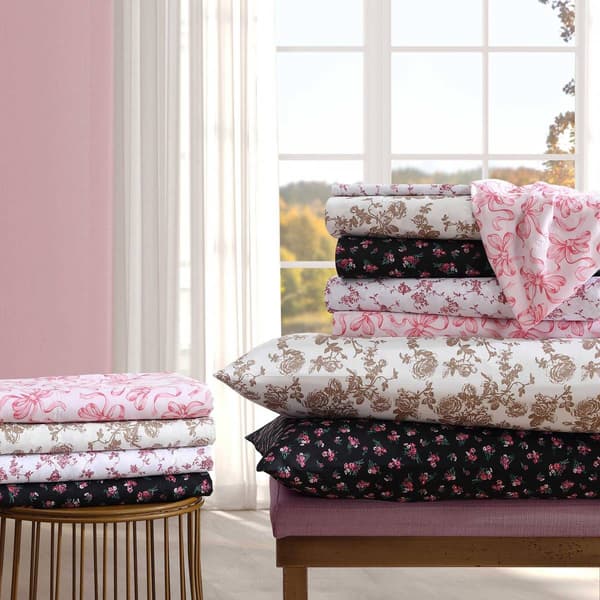 Betsey Johnson Ballet Bows Sheet Set