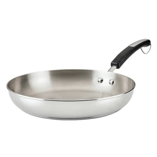 Farberware&#40;R&#41; Brilliance Stainless Steel 12.25in. Frying Pan
