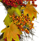Northlight 22in. Maple Leaf & Berry Twig Fall Harvest Wreath - image 4