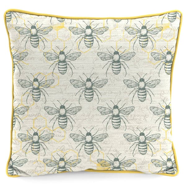 Jordan Manufacturing Welcome to Our Hive Outdoor Throw Pillow
