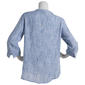 Womens Erika 3/4 Sleeve Marled Tunic Blouse - image 2
